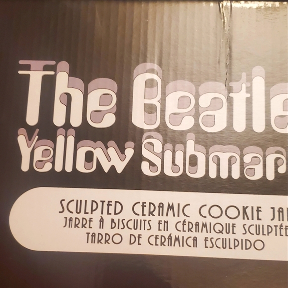 The Beatles Yellow Submarine Ceramic Cookie Jar New In Box - Picture 2 of 6